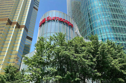 上海未來資產大廈發光字工程—撸撸社软件下载免费版精心打造